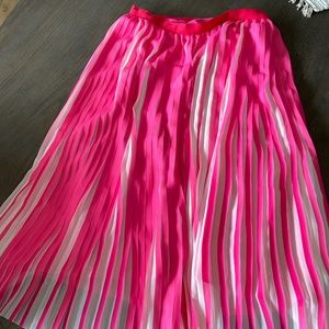 J.Crew Pleated Midi Skirt